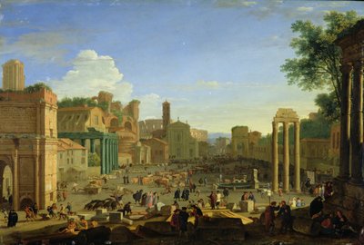 View of the Campo Vaccino in Rome, c.1631 by Herman van Swanevelt